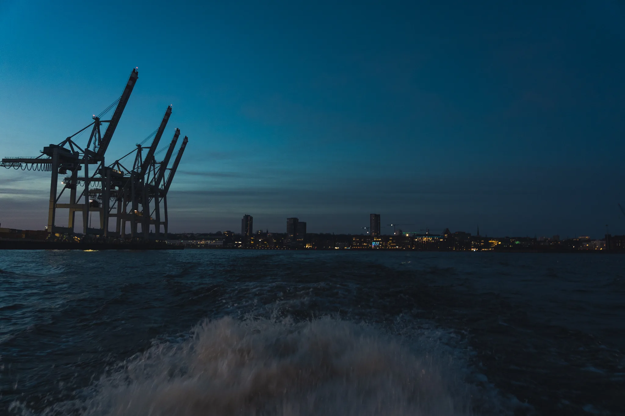 Evening cityscape